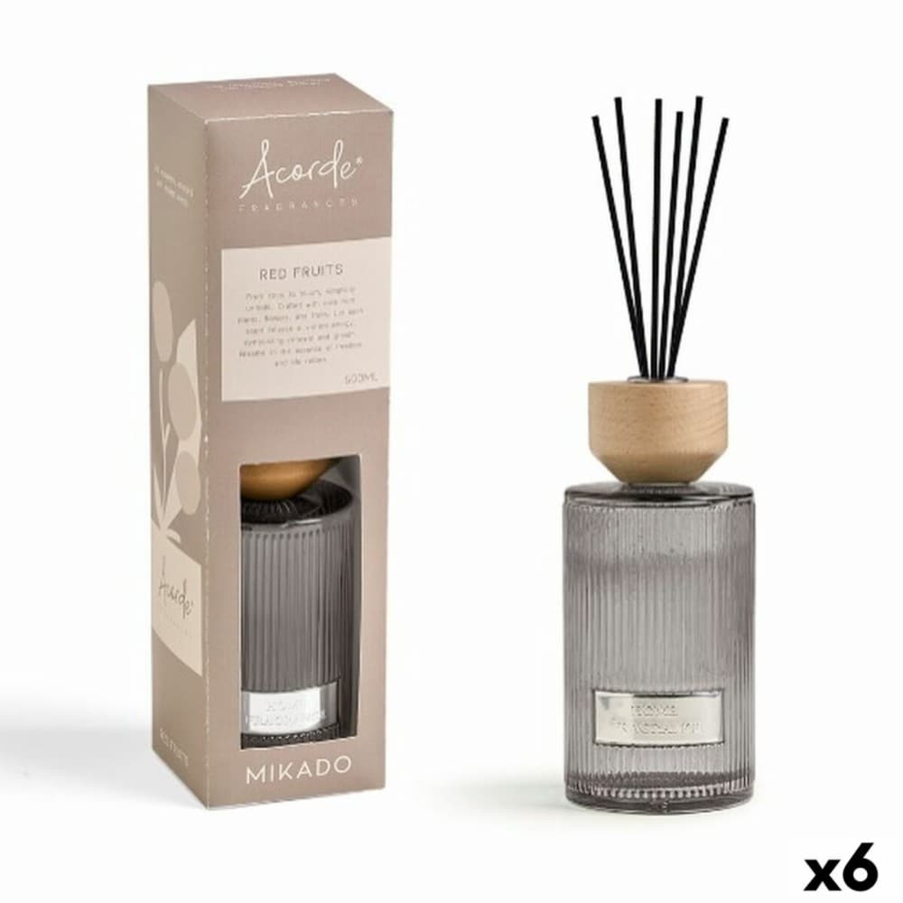 Perfume Sticks Acorde RED FRUITS 500 ml (6 Units)