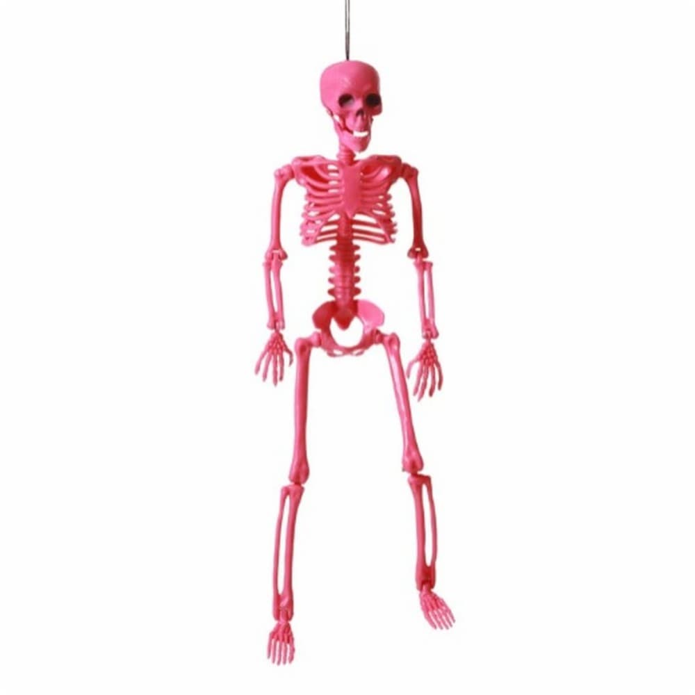 Halloween Decorations Skeleton 38 cm Pink