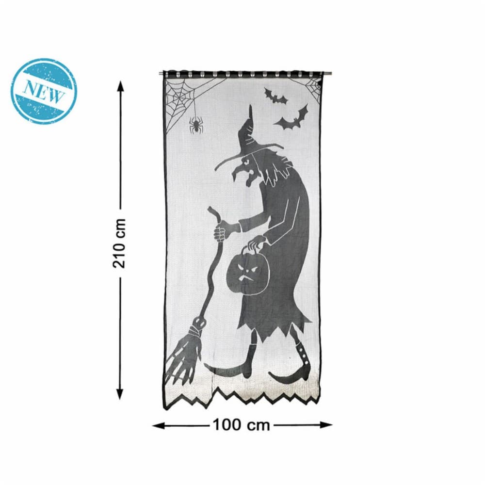 Halloween Decorations 210 x 100 cm Black Witch