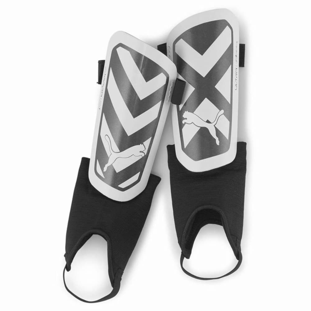 Football Shinguards Puma Ultra Light Ankle White Black
