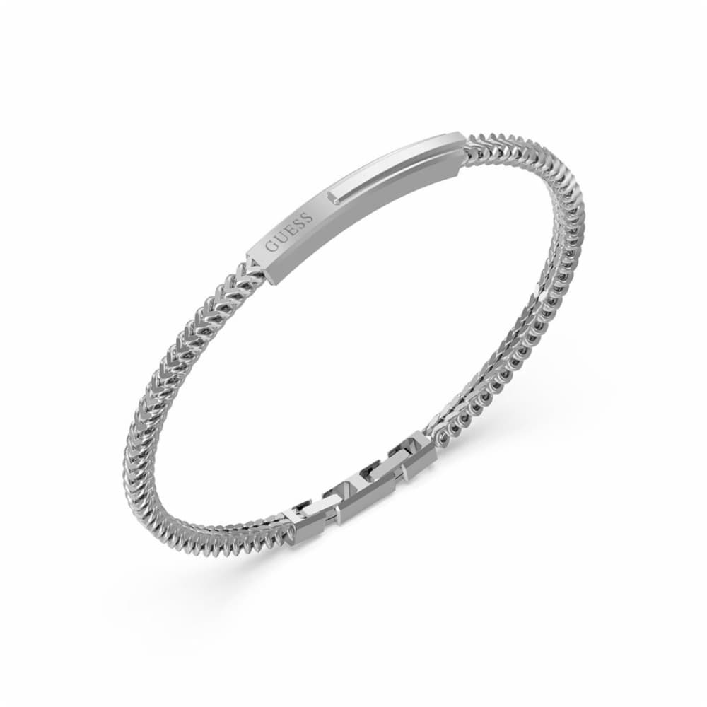 Men's Bracelet Guess JUMB05109JWYGSTS Silver