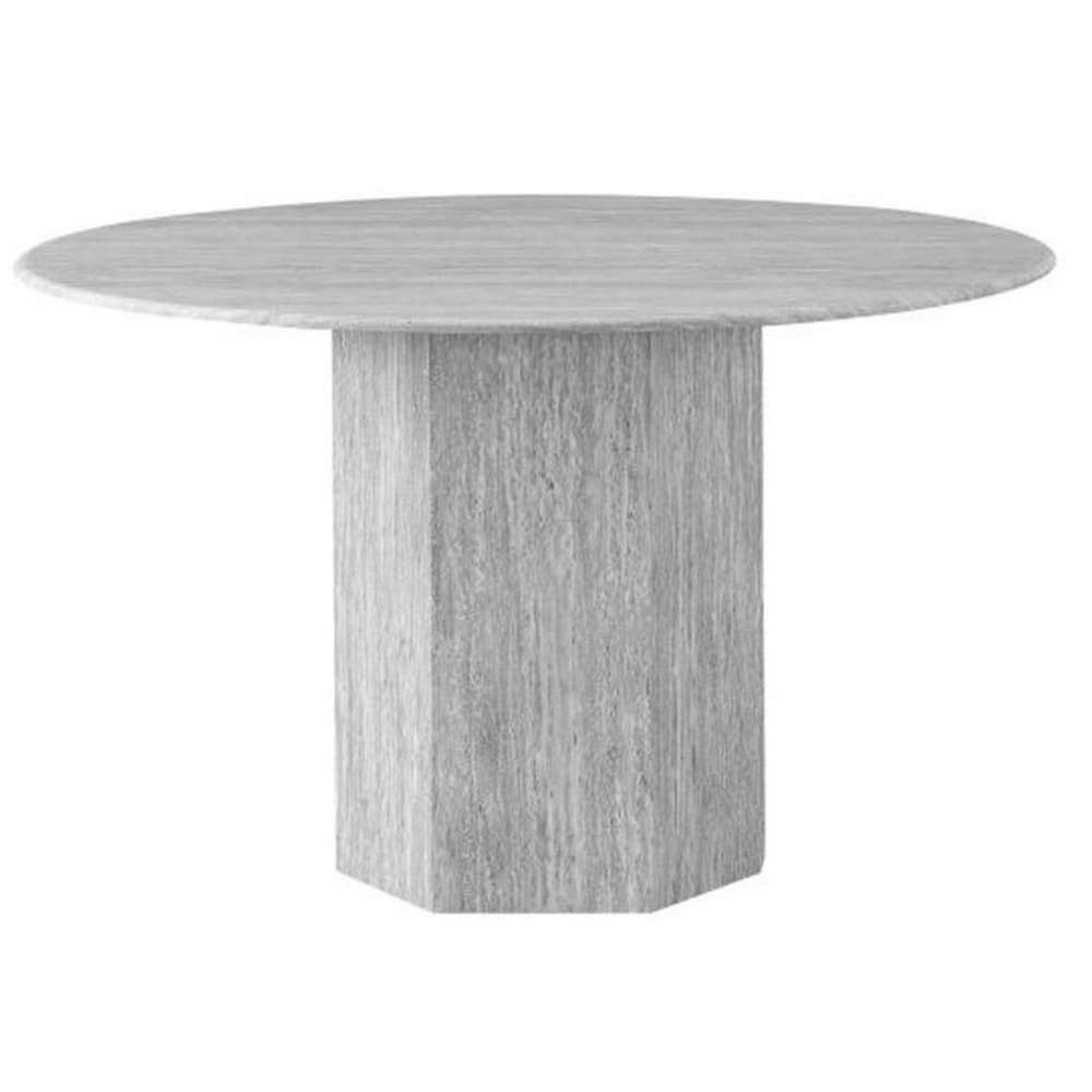 Dining Table Home ESPRIT Granite MDF Wood 120 x 120 x 75 cm
