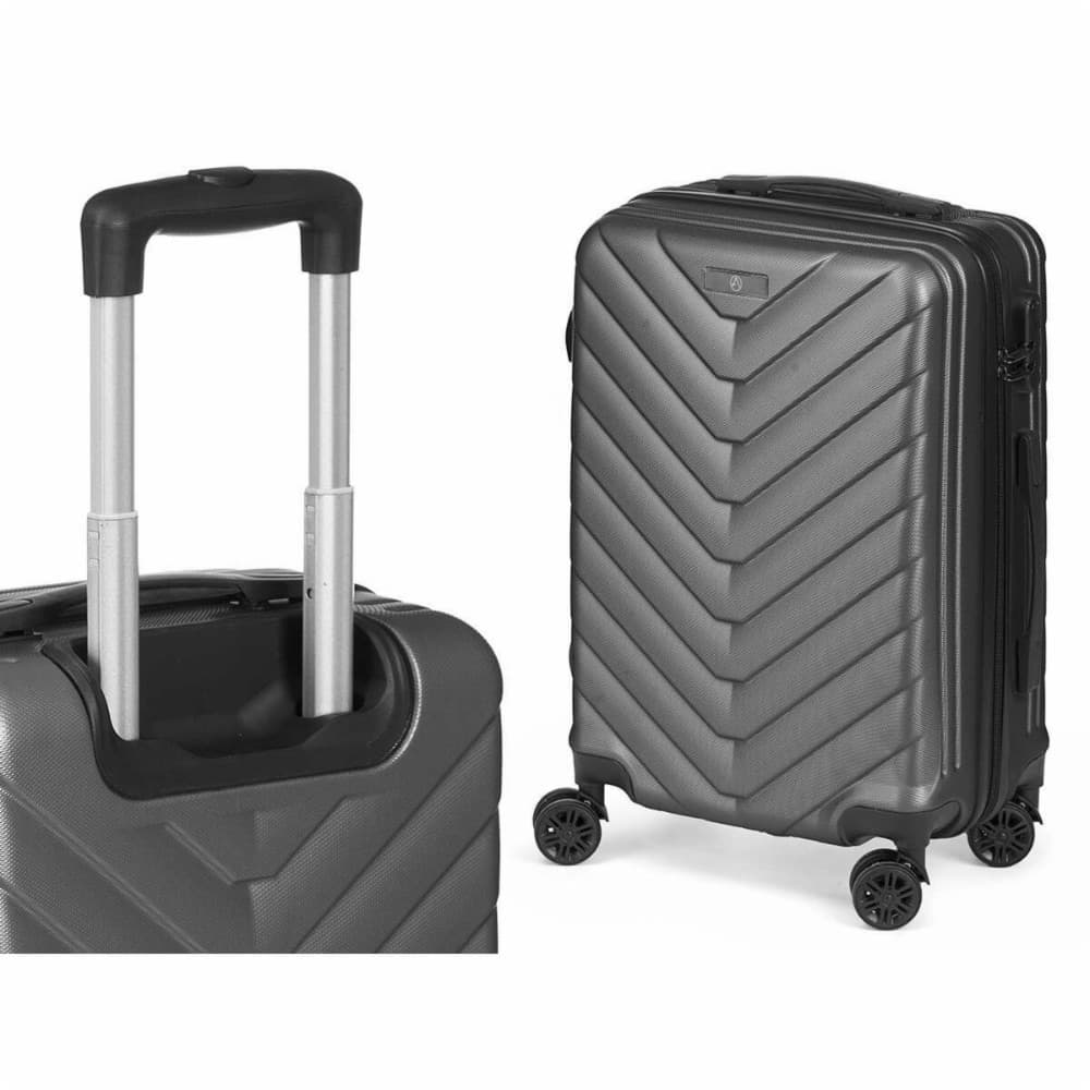Set of suitcases Dark grey 3 Pieces