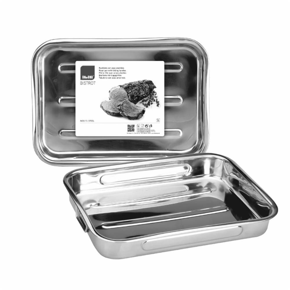 Roasting Tin Ibili Stainless steel 7,4 l Silver