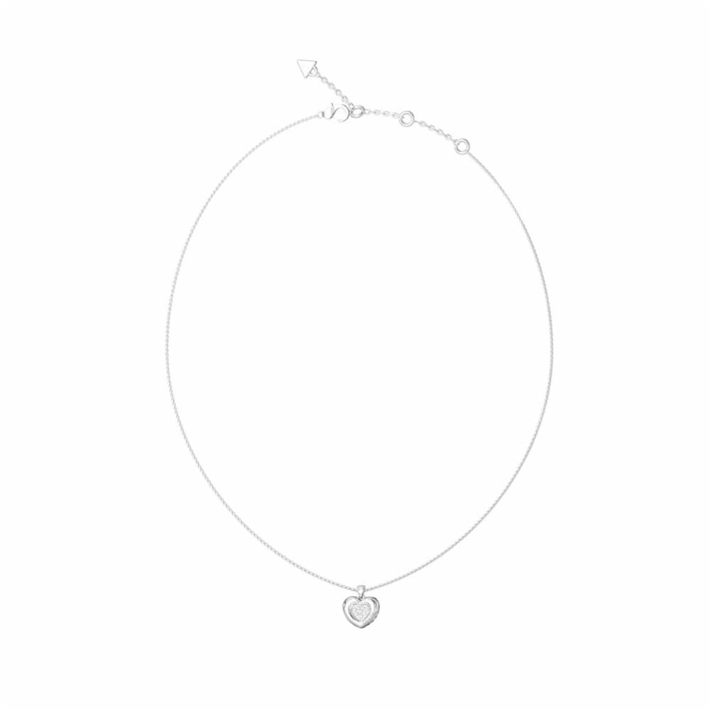 Ladies' Necklace Guess JUBN05463JWRHT-U Silver