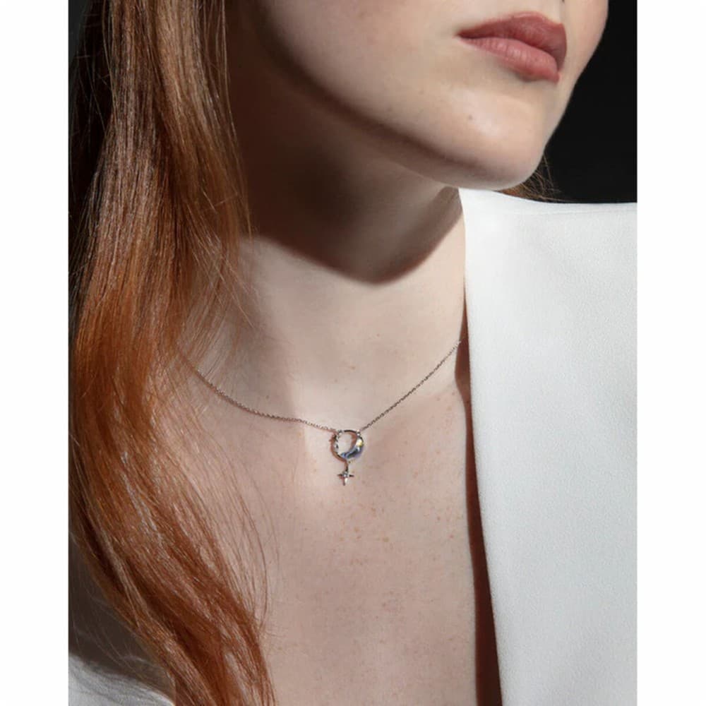 Ladies' Necklace Viceroy 13225C000-30 Silver