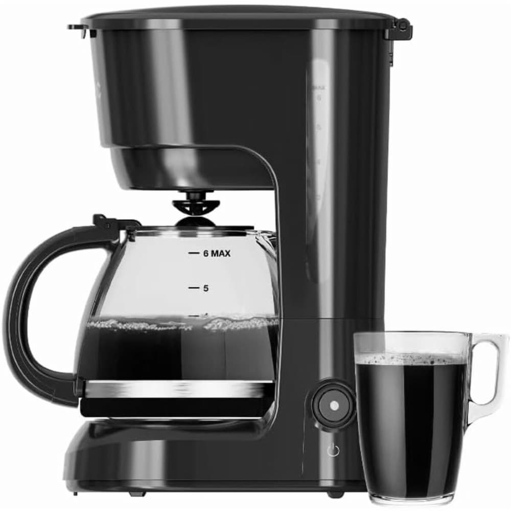Drip Coffee Machine Solac CF4037 Black 600 W 6 Cups 6 Units