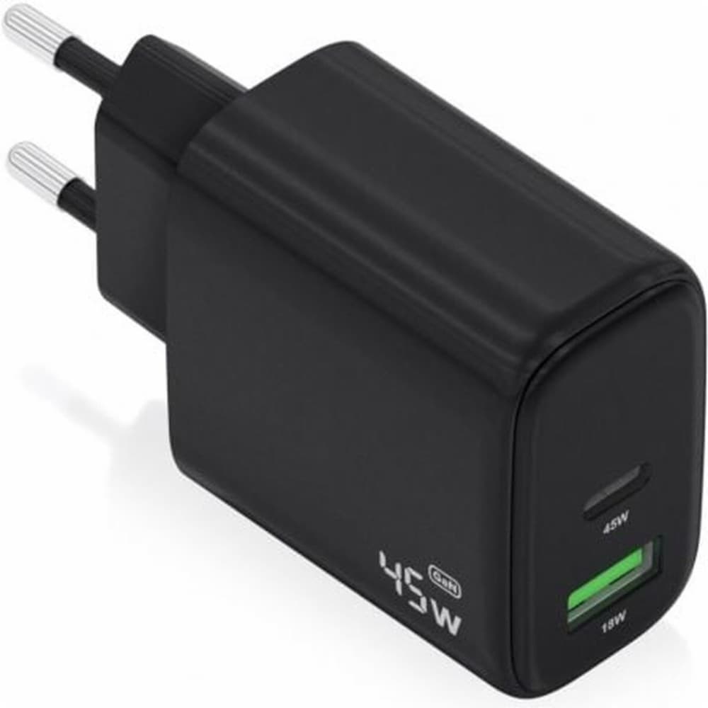 Wall Charger Aisens A110-0972 Black 45 W