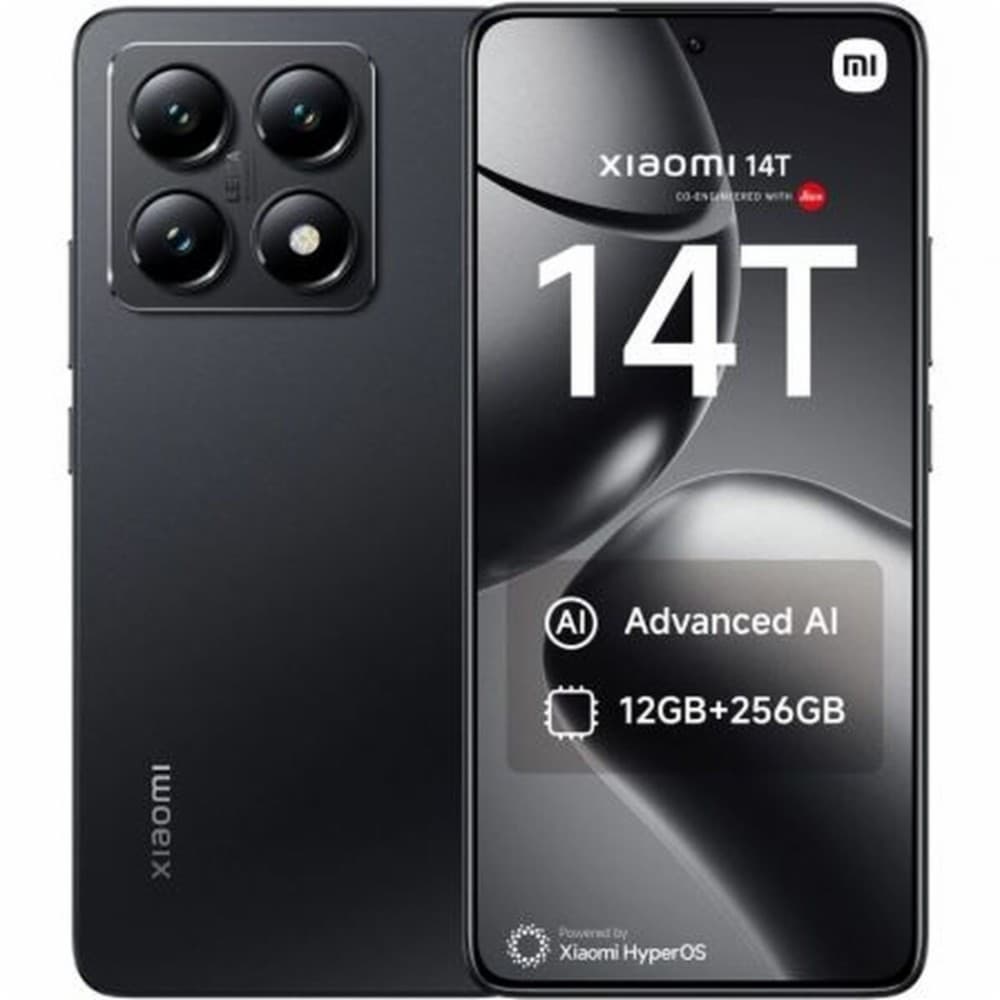 Smartphone Xiaomi 14T 12-256 BK Octa Core 12 GB RAM 256 GB Black 6,67"