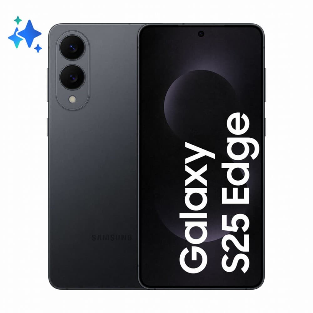 Smartphone Samsung GALAXY S25 EDGE 6,7" Qualcomm Snapdragon 8 Elite 12 GB RAM 512 GB Black