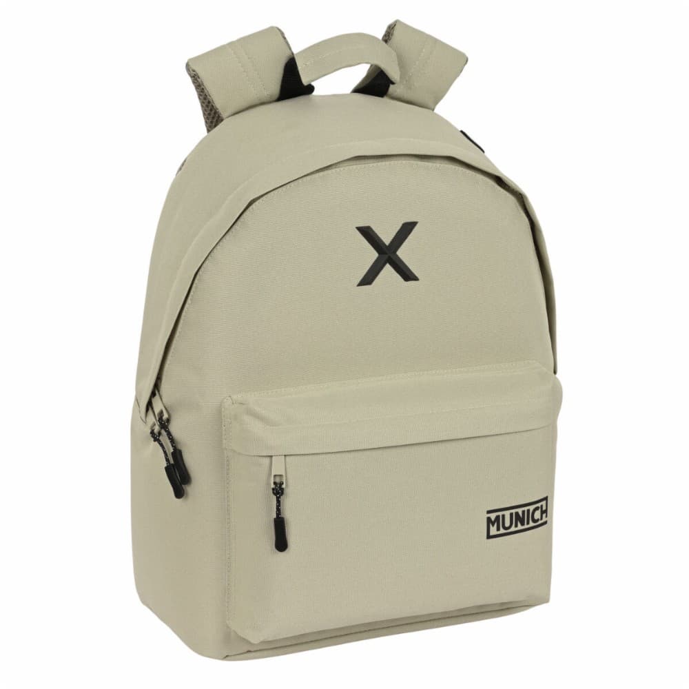 Laptop Backpack Munich Beige 31 x 41 x 16 cm