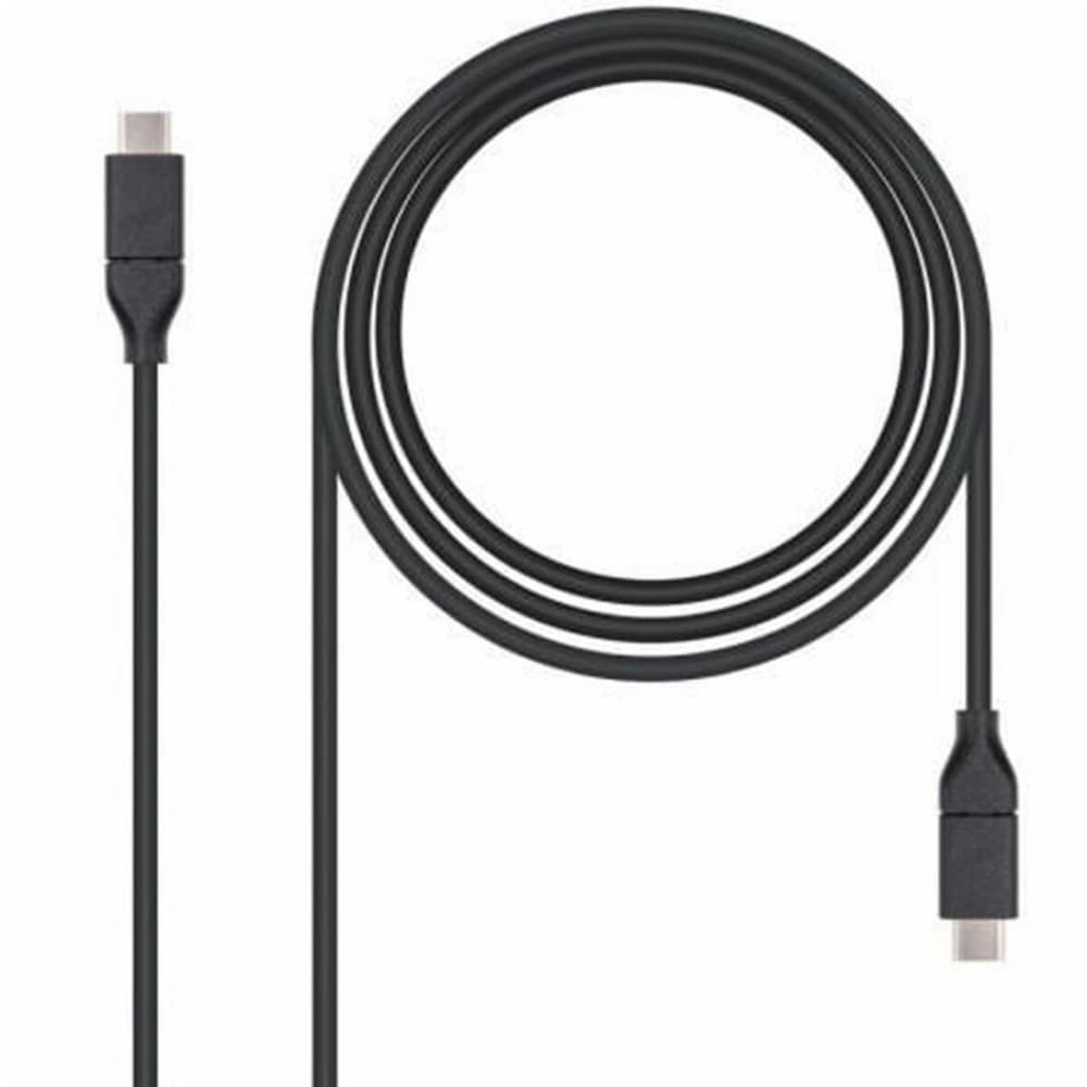 USB-C 3.1 Cable NANOCABLE USB 3.1, 1m Black 1 m