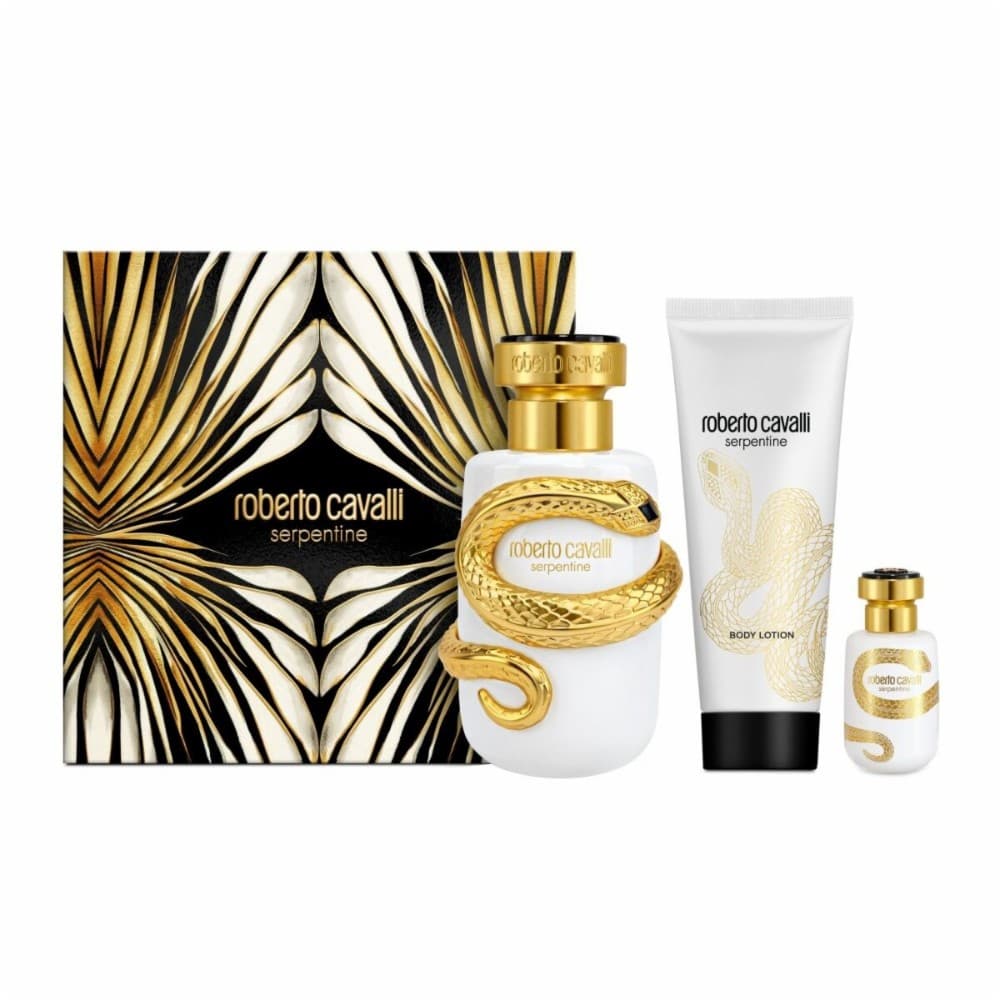 Women's Perfume Set Roberto Cavalli SERPENTINE 3 Pieces