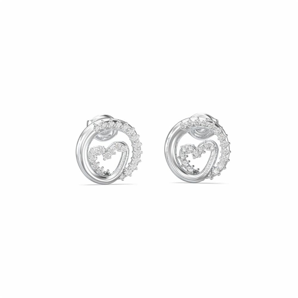 Ladies' Earrings Guess JUBE05528JWRHT-U Silver