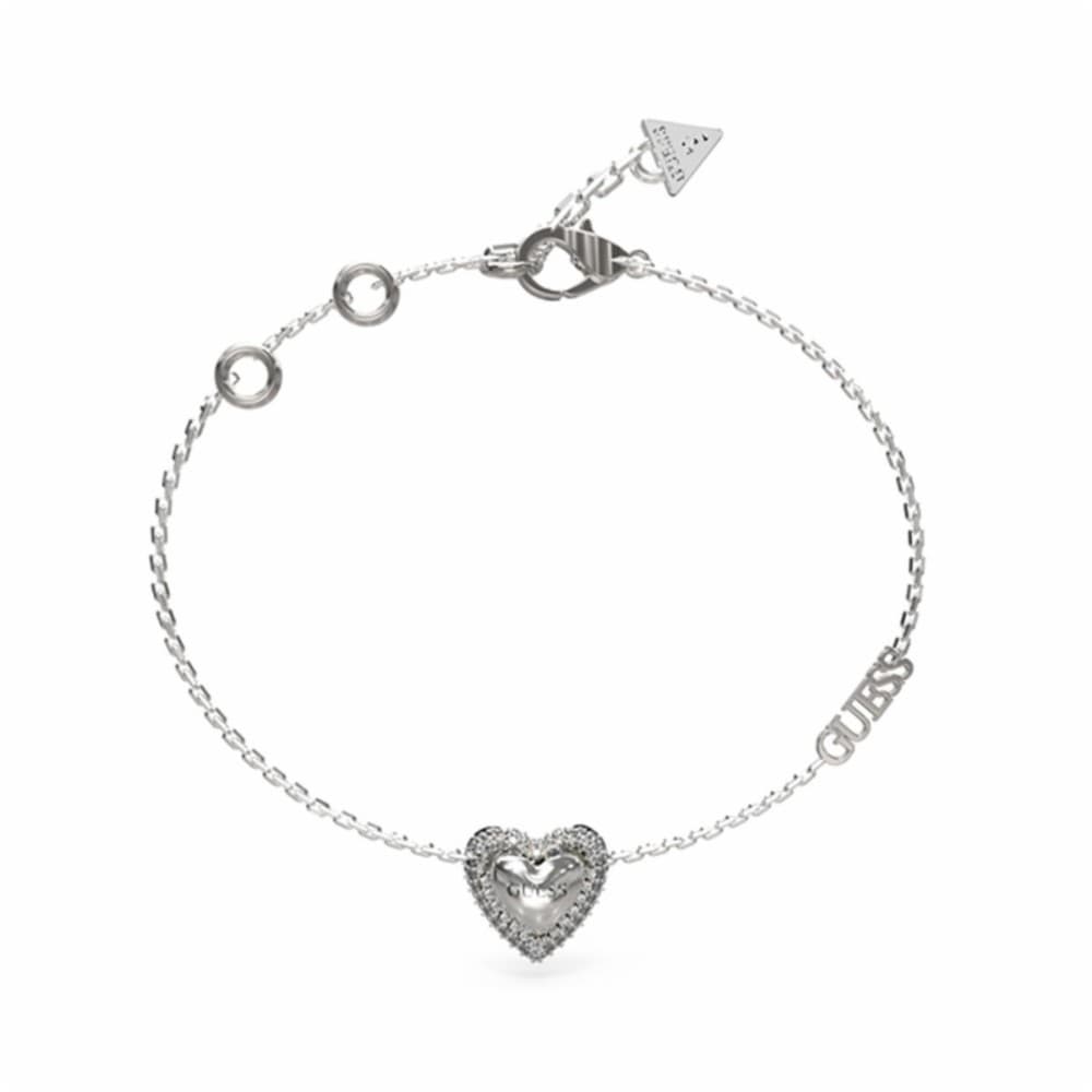 Ladies' Bracelet Guess JUBB05022JWRHS Silver