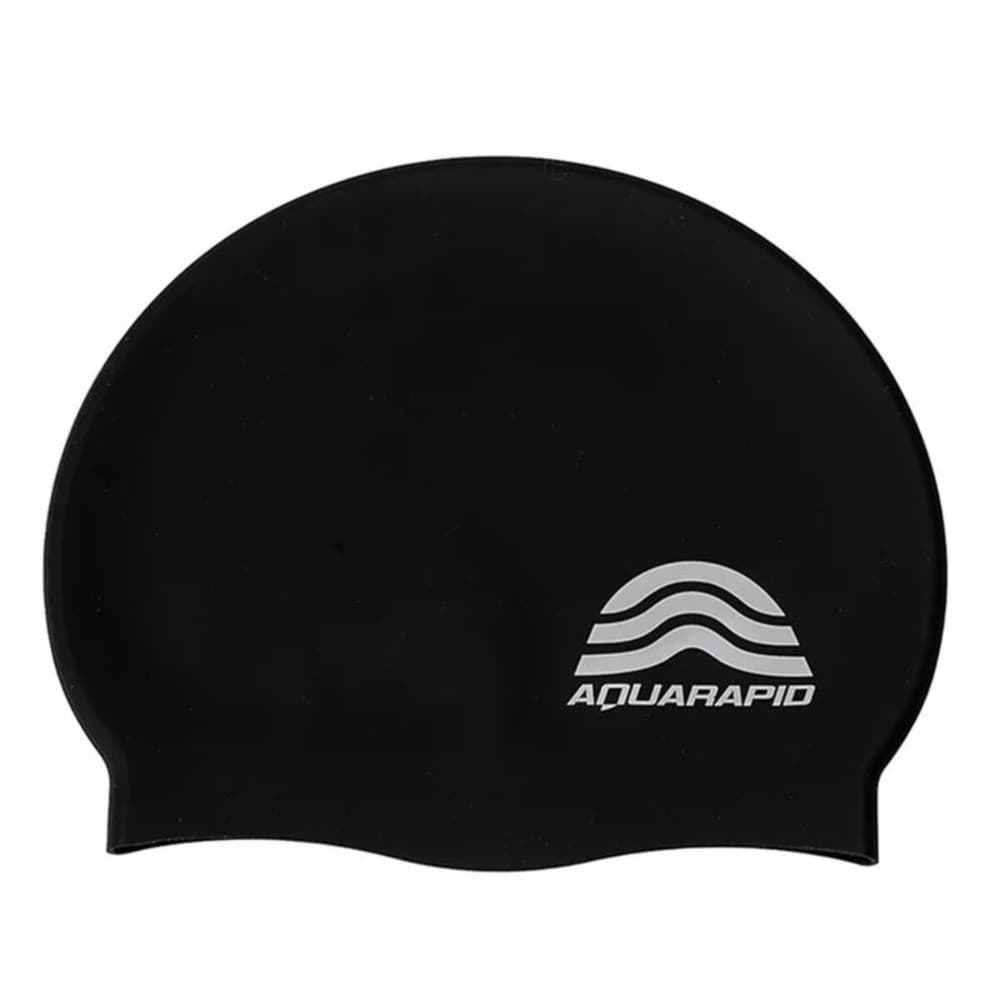 Swimming Cap Aquarapid Lhair Black Silicone