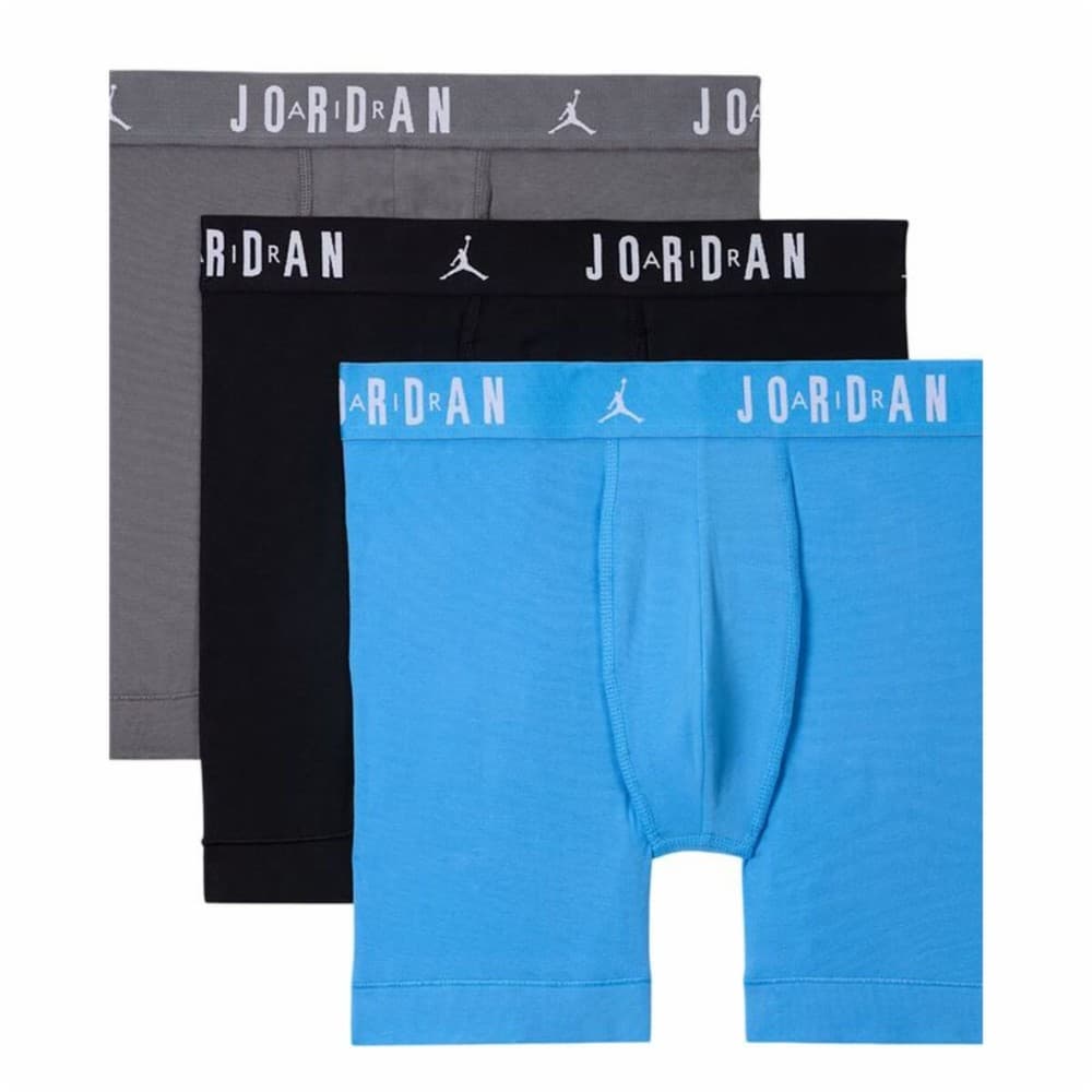 Men's Boxer Shorts Jordan Flight Cotton Core 3Pk Water 3 Pieces