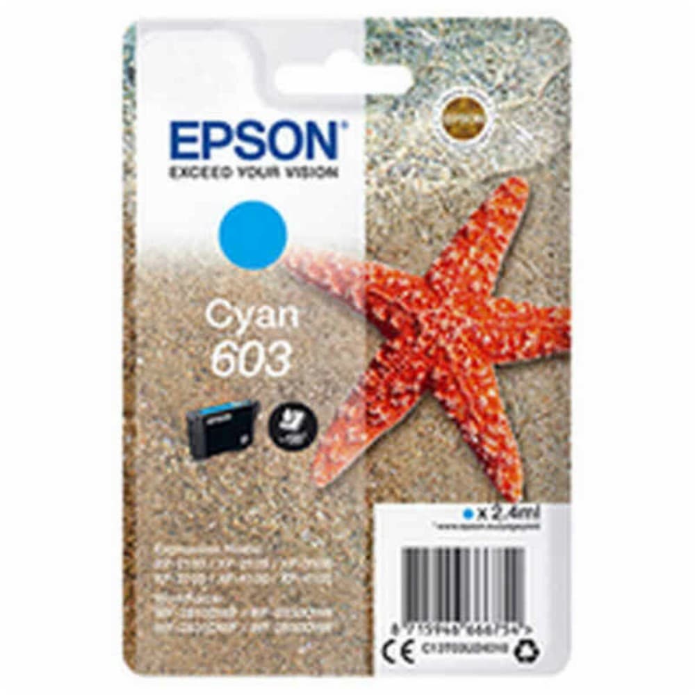 Original Ink Cartridge Epson Cyan Blue