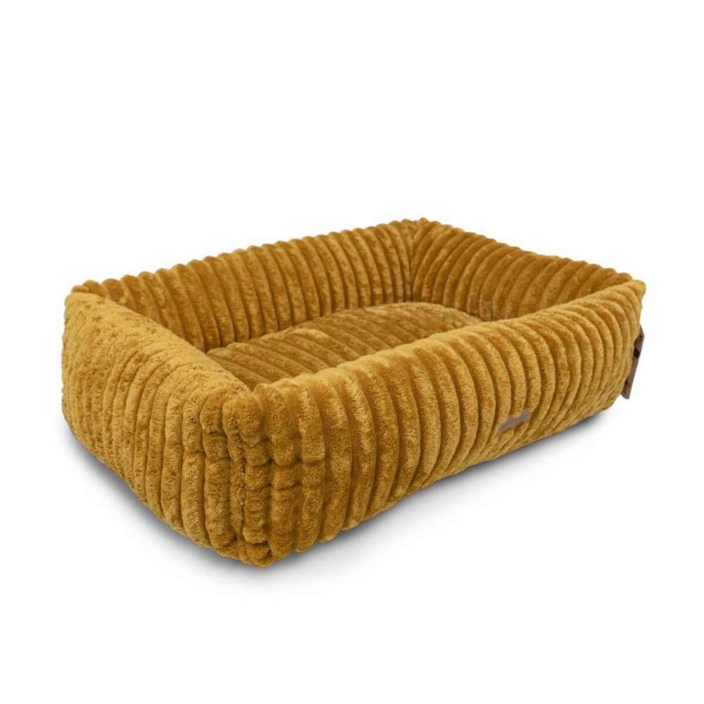 Dog Bed Gloria BELLVER Yellow L 100 x 70 x 20 cm