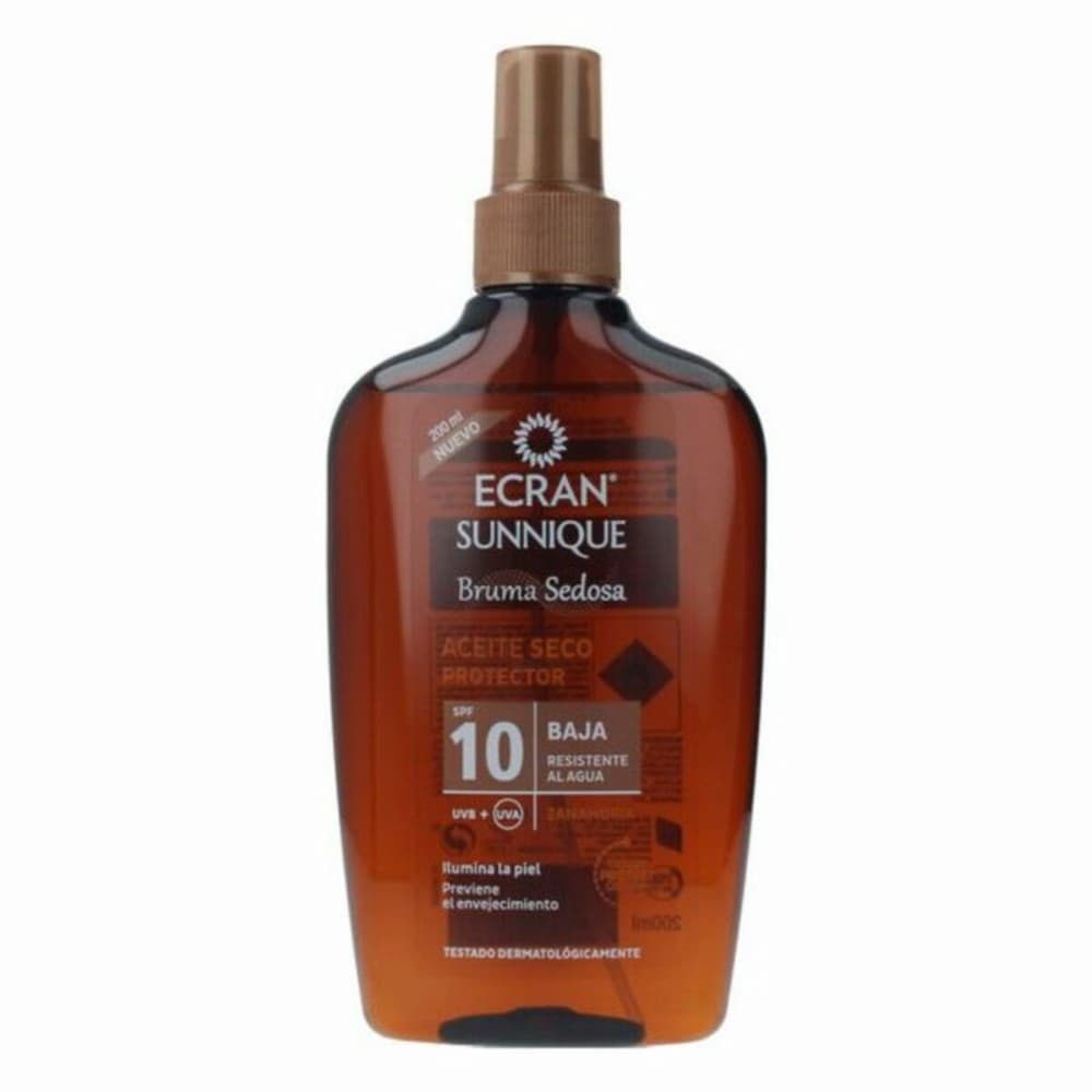 Sunscreen Oil Ecran Ecran Sunnique Spf 10 200 ml