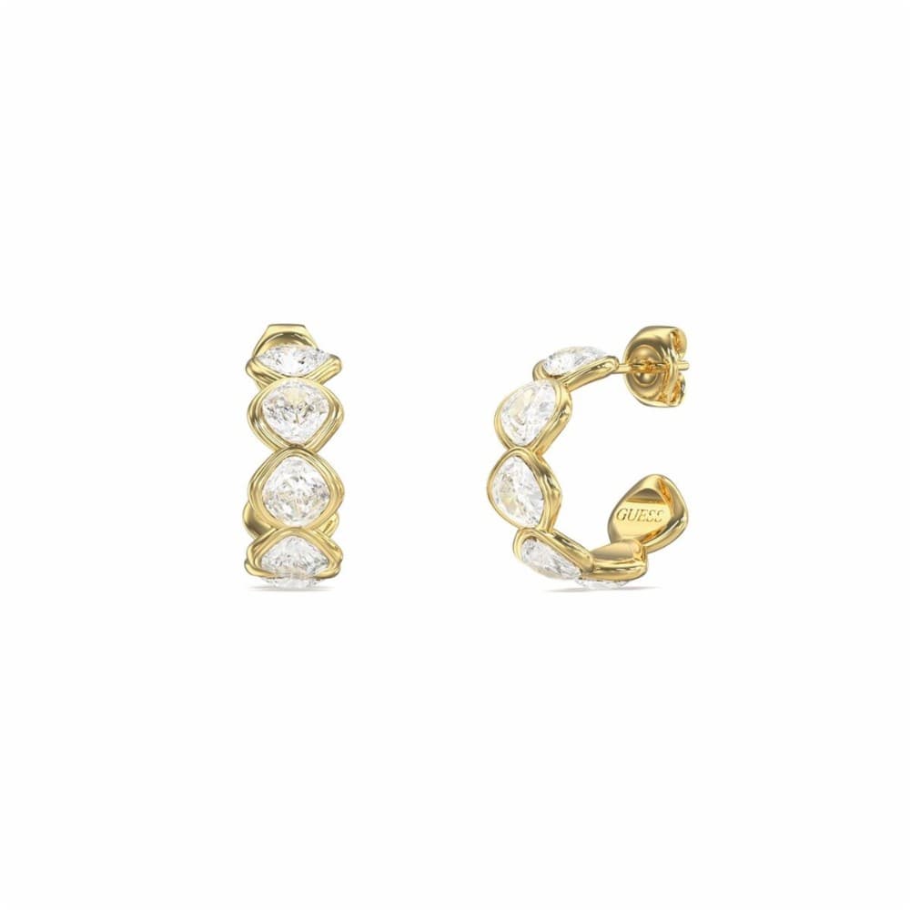 Ladies' Earrings Guess JUBE05318JWYGT-U White Golden