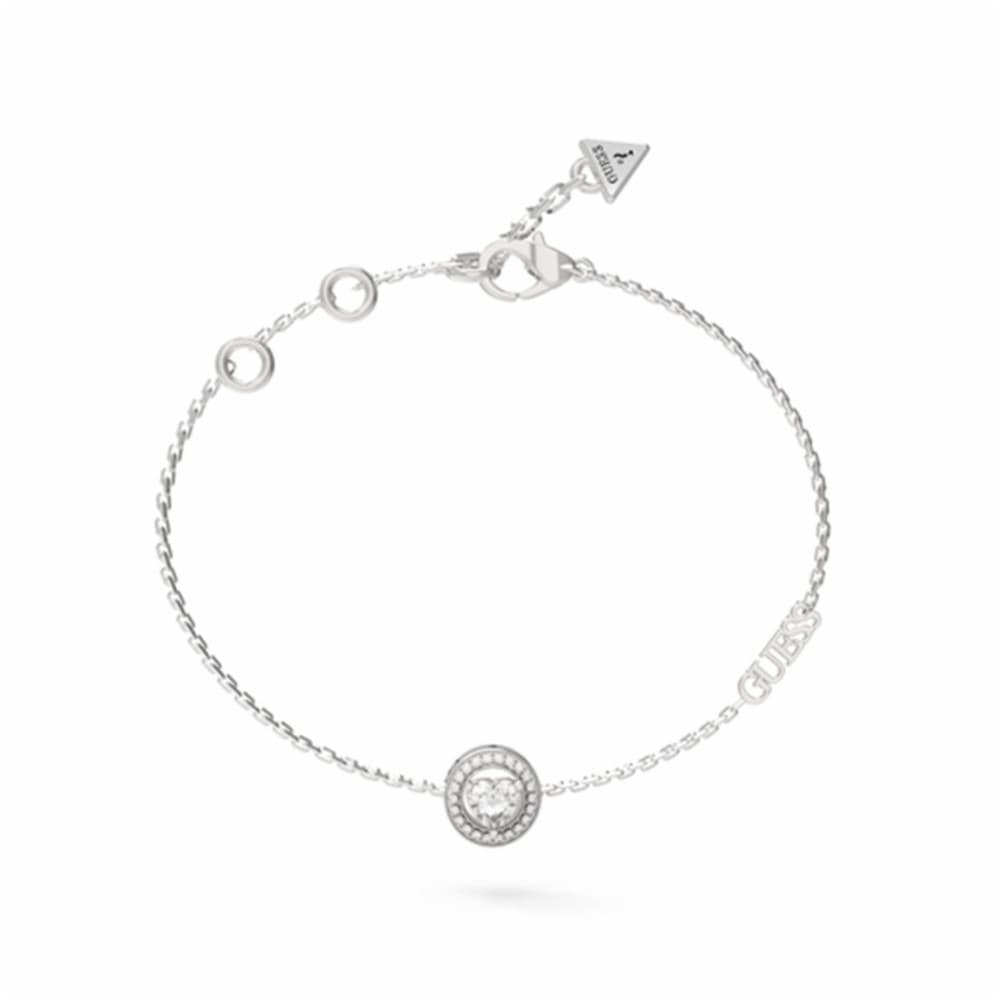 Ladies' Bracelet Guess JUBB04668JWRHS Silver