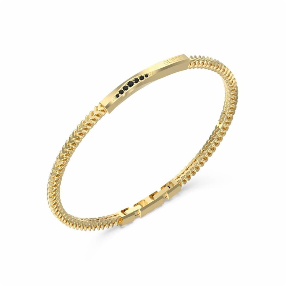 Men's Bracelet Guess JUMB05102JWYGS Blue Golden