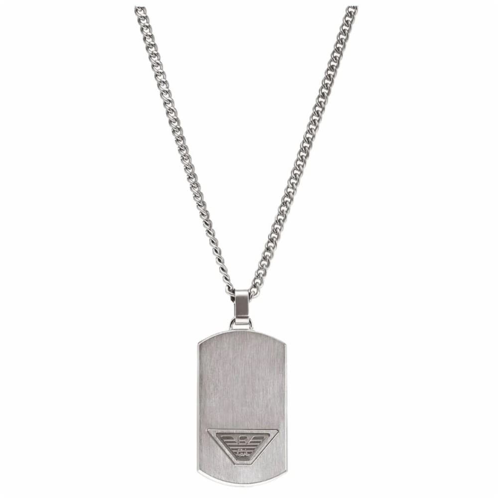 Men's Necklace Emporio Armani EGS3125040 Silver