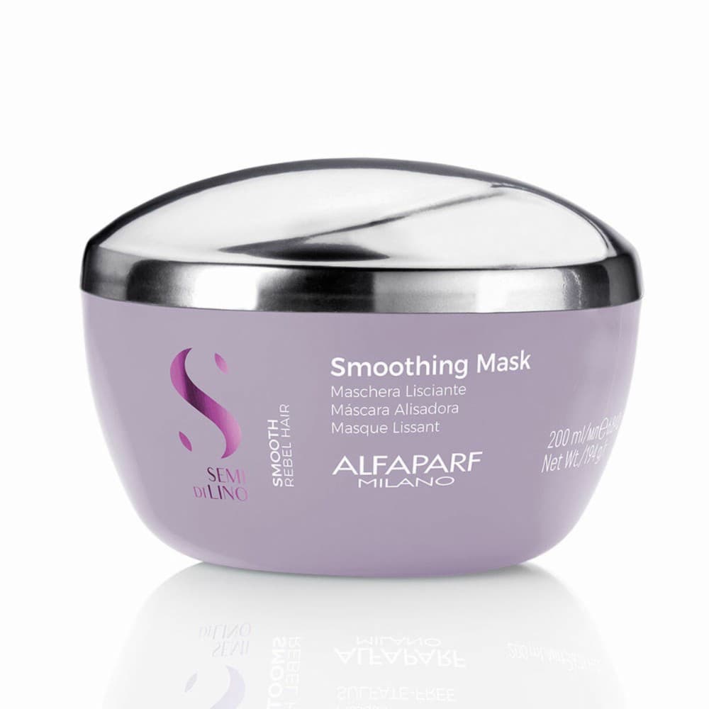 De-tangling Hair Mask Alfaparf Milano Semi Di Lino Smooth 200 ml