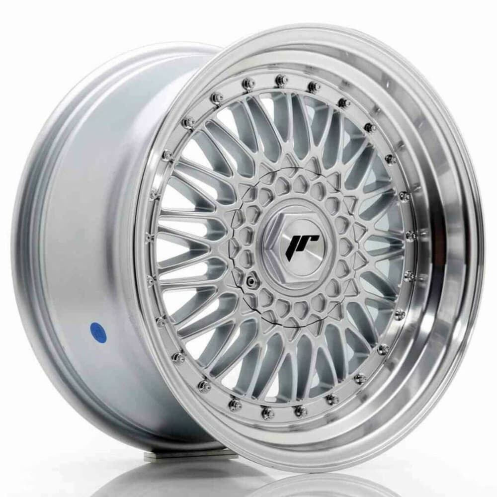 Car Wheel Rim Japan Racing JR9 Silver ET20 Polished 17"