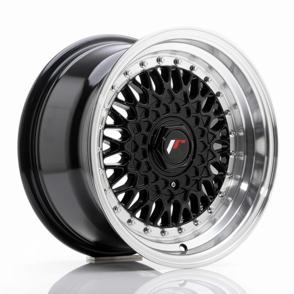 Car Wheel Rim Japan Racing JR9158142074GB Black 15" PCD 4x100 PCD 4x108 ET20 CB 74,1