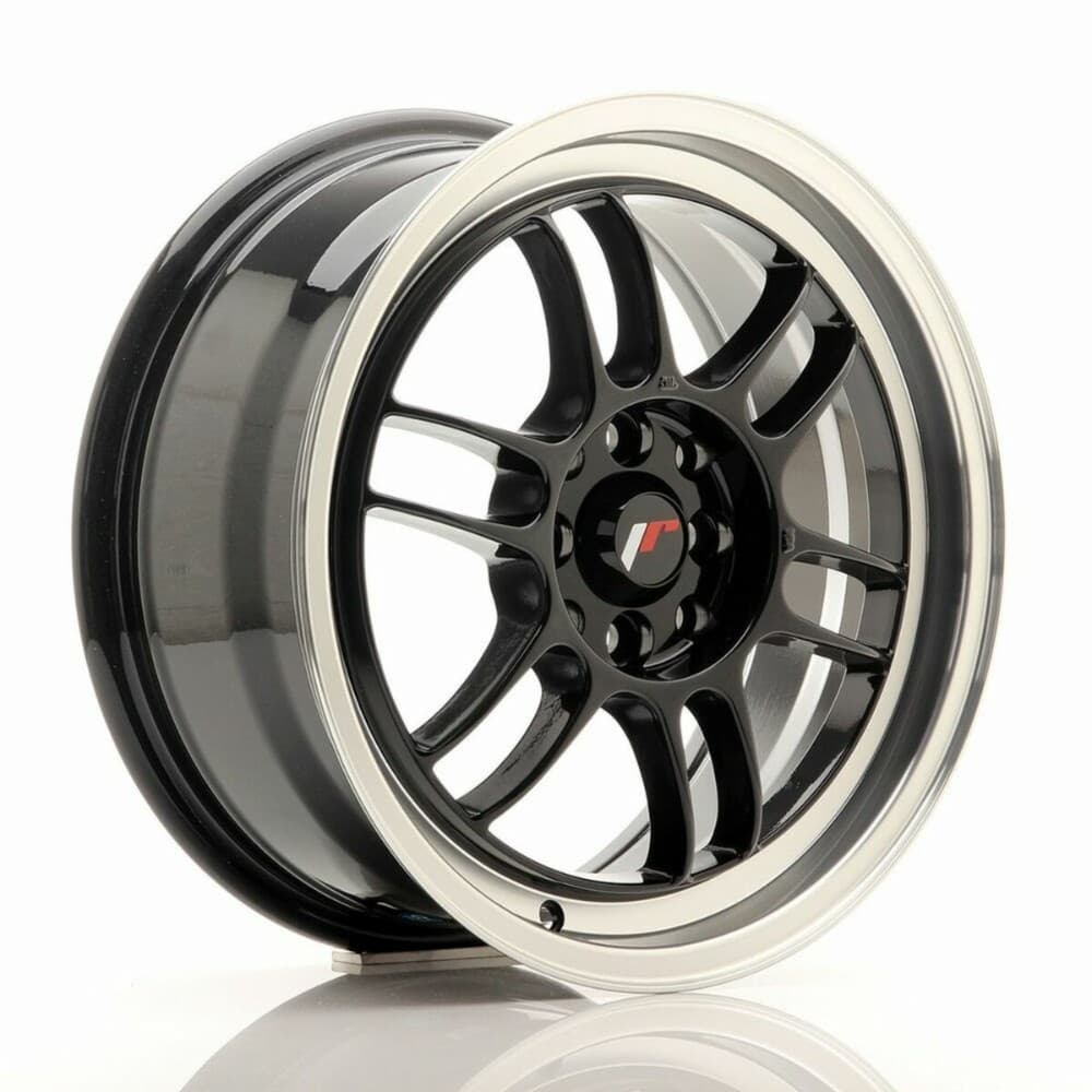 Car Wheel Rim Japan Racing Jr7 Gloss Black Black 16" PCD 4x114 ET38 CB 73,1