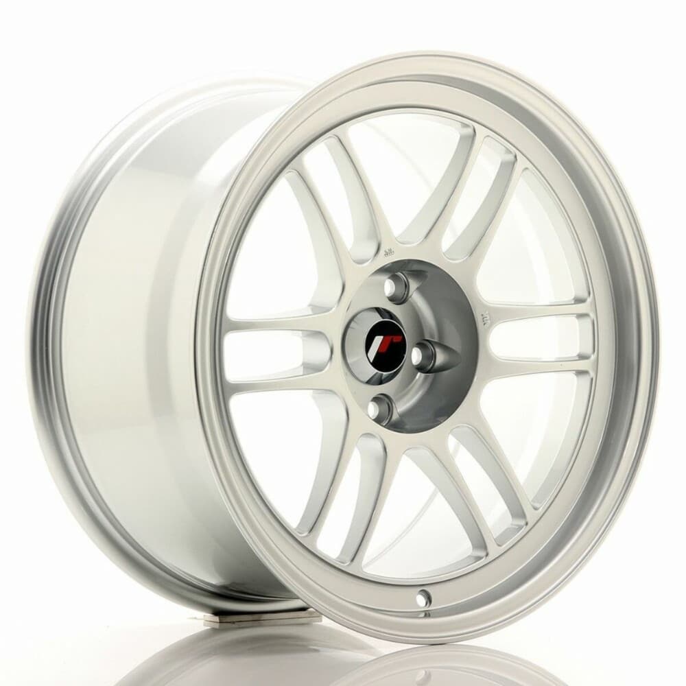 Car Wheel Rim Japan Racing JR7 Silver 18" PCD 5x114 ET15 CB 74,1