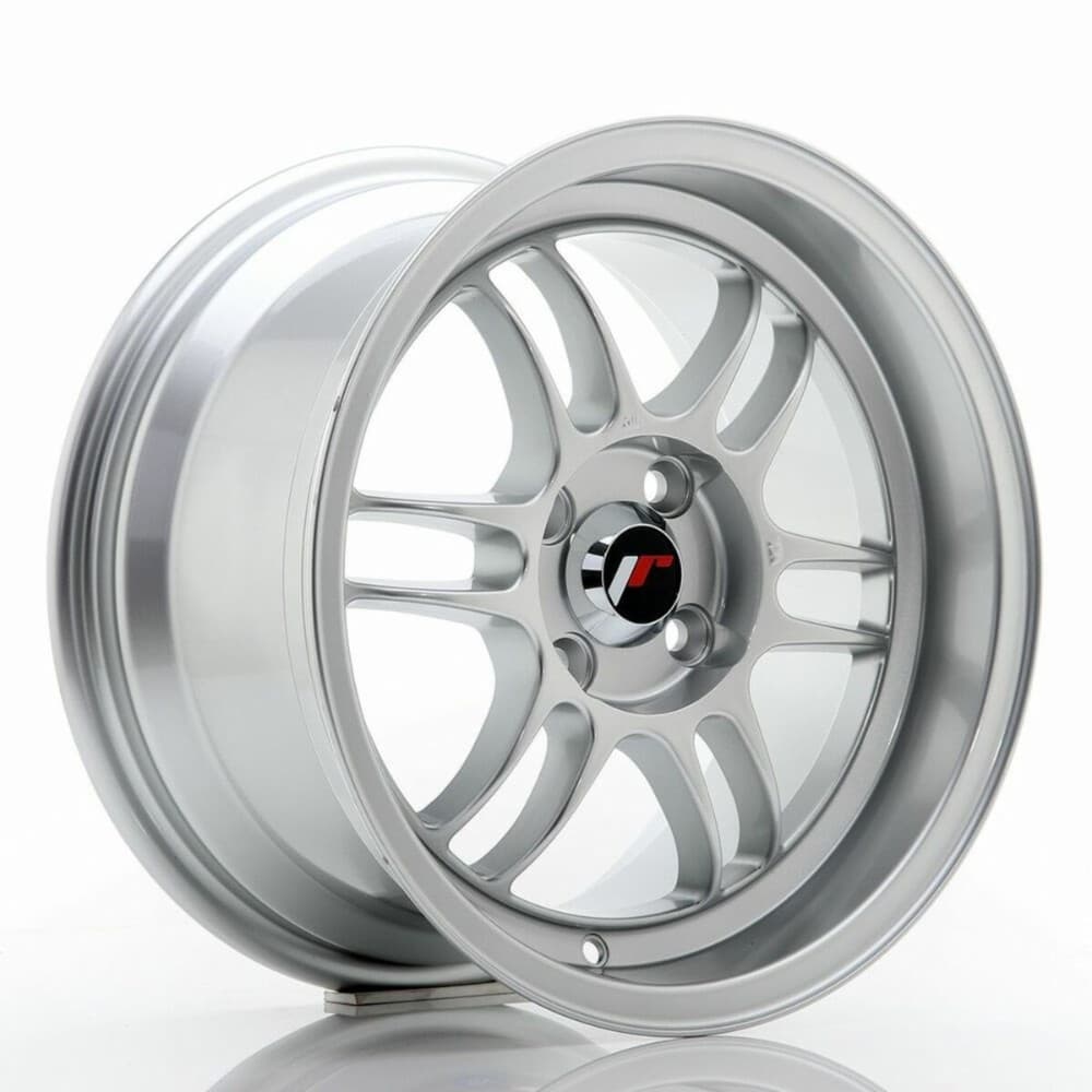 Car Wheel Rim Japan Racing JR715804H3573S Silver 15" PCD 4x100 ET35 CB 73,1