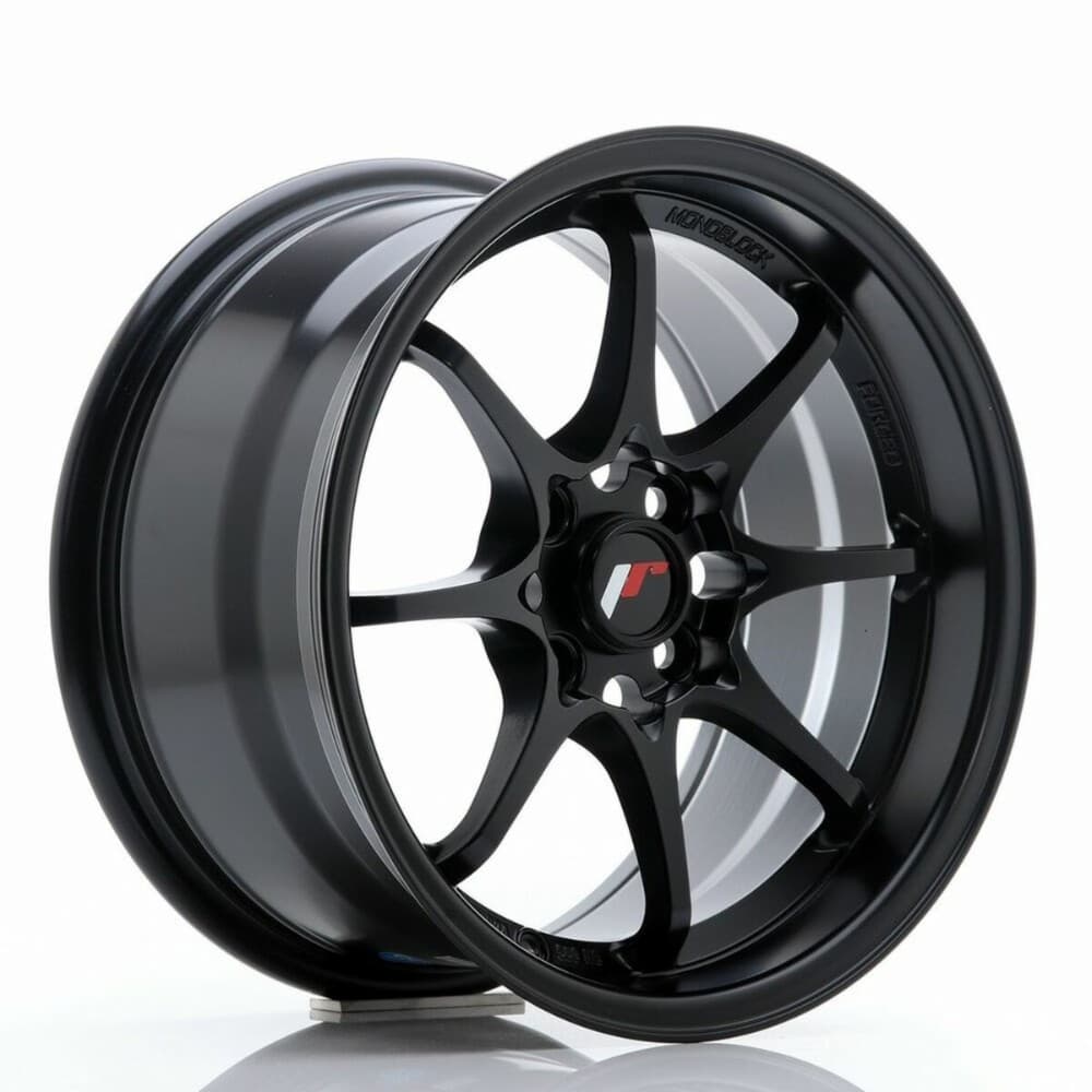 Car Wheel Rim Japan Racing JR5 Black 15" PCD 4x100 ET28 CB 73,1