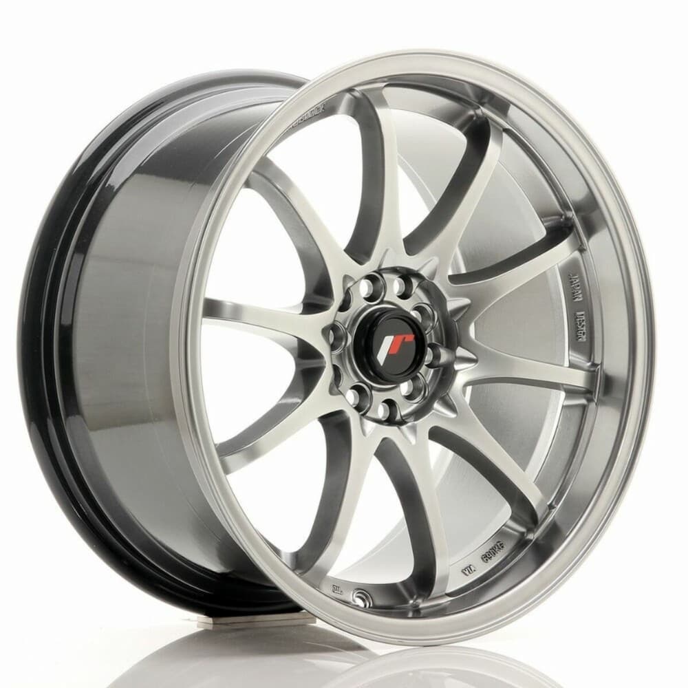 Car Wheel Rim Japan Racing Jr5 Hyper Black Black 18" PCD 5x114 ET38 CB 74,1