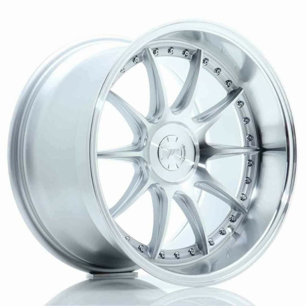 Car Wheel Rim Japan Racing JR41 Silver 18" ET15 Polished