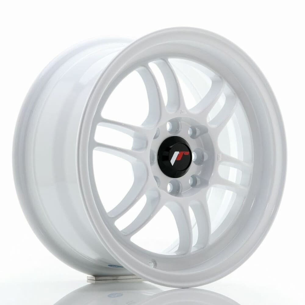 Car Wheel Rim Japan Racing JR7157043873W White 15" PCD 4x100 PCD 4x114 ET38 CB 73,1