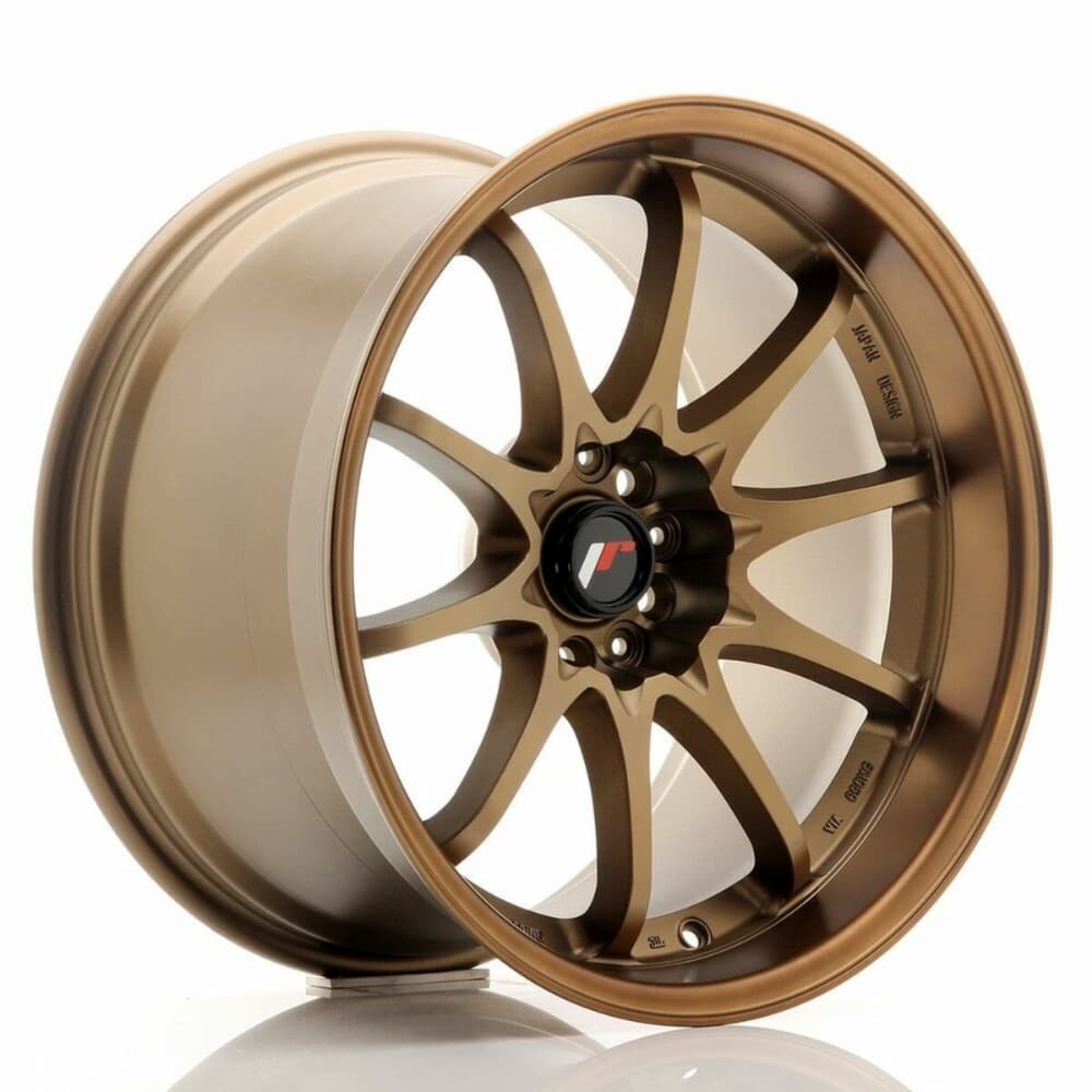 Car Wheel Rim Japan Racing Jr5 Dark Abz Bronze 18" PCD 5x114 ET12 CB 74,1