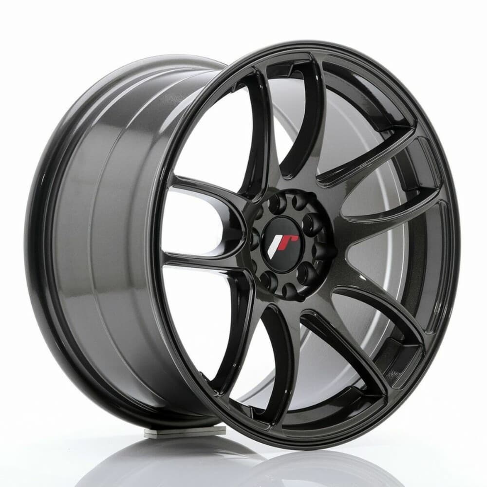 Car Wheel Rim Japan Racing JR29 Grey PCD 5x100 PCD 5x114 ET35 Polished 17" CB 67,1