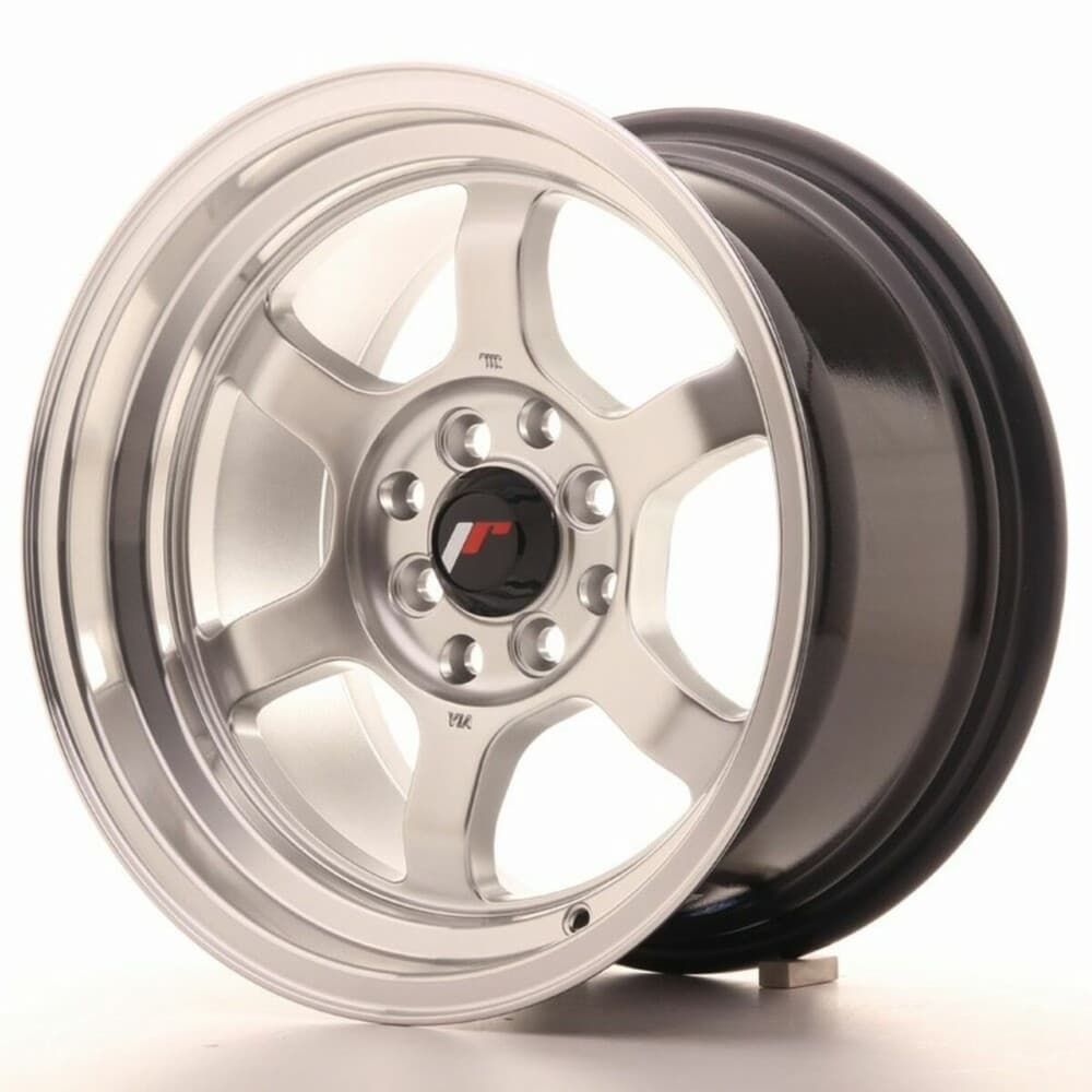 Car Wheel Rim Japan Racing Jr12 Hyper Silver Silver 15" PCD 4x100 PCD 4x114 ET13 CB 73,1