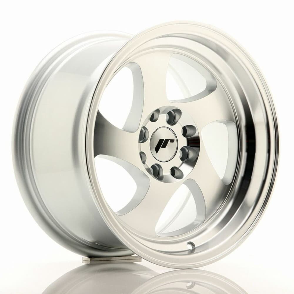 Car Wheel Rim Japan Racing JR15 Silver 15" PCD 4x100 PCD 4x108 ET20 CB 74,1