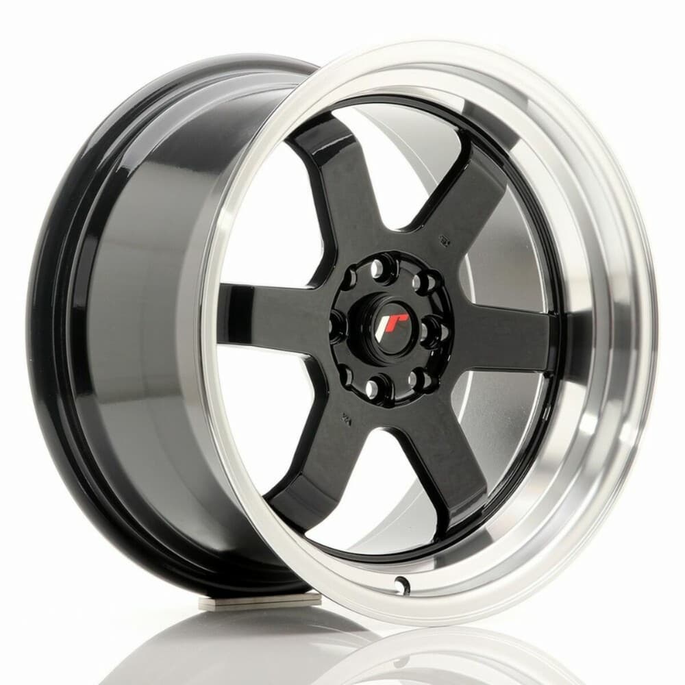 Car Wheel Rim Japan Racing JR12 Black PCD 4x100 PCD 4x114 ET25 CB 73,1 17"