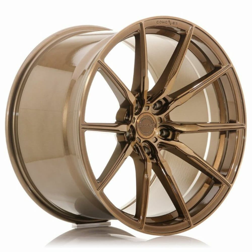 Car Wheel Rim Japan Racing CVR4 Bronze PCD 5x112 ET45 Polished 19" CB 66,6
