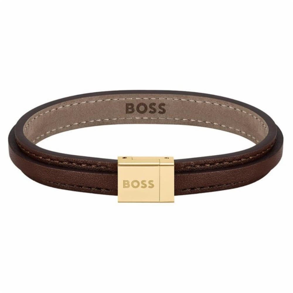 Men's Bracelet Hugo Boss Leather 25 cm