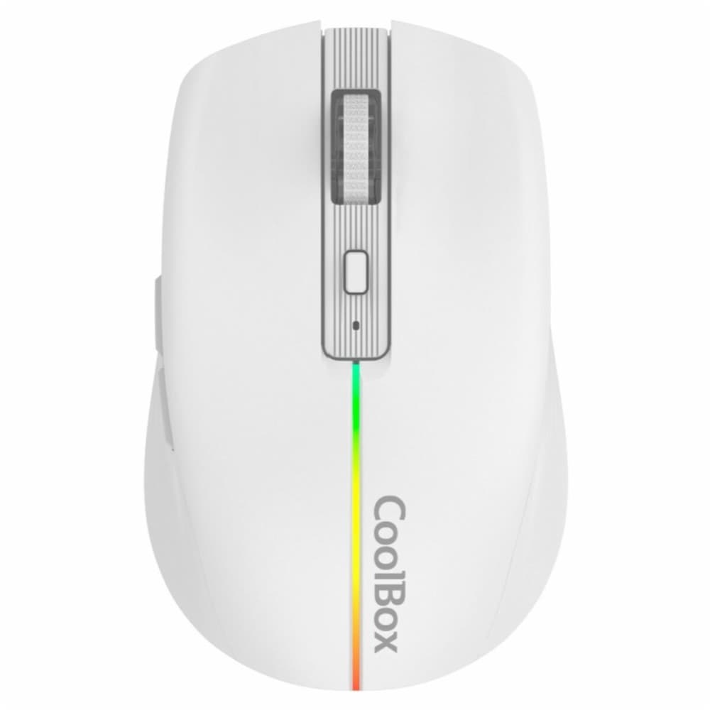 Gaming Mouse and Mat CoolBox W01 White 1600 dpi