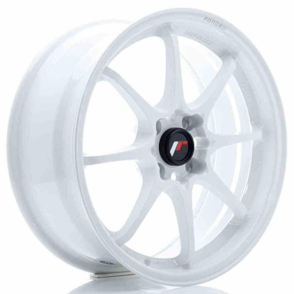 Car Wheel Rim Japan Racing JR517704F2565W White 4 x 108 PCD 4x108 ET25 17" CB 65,1