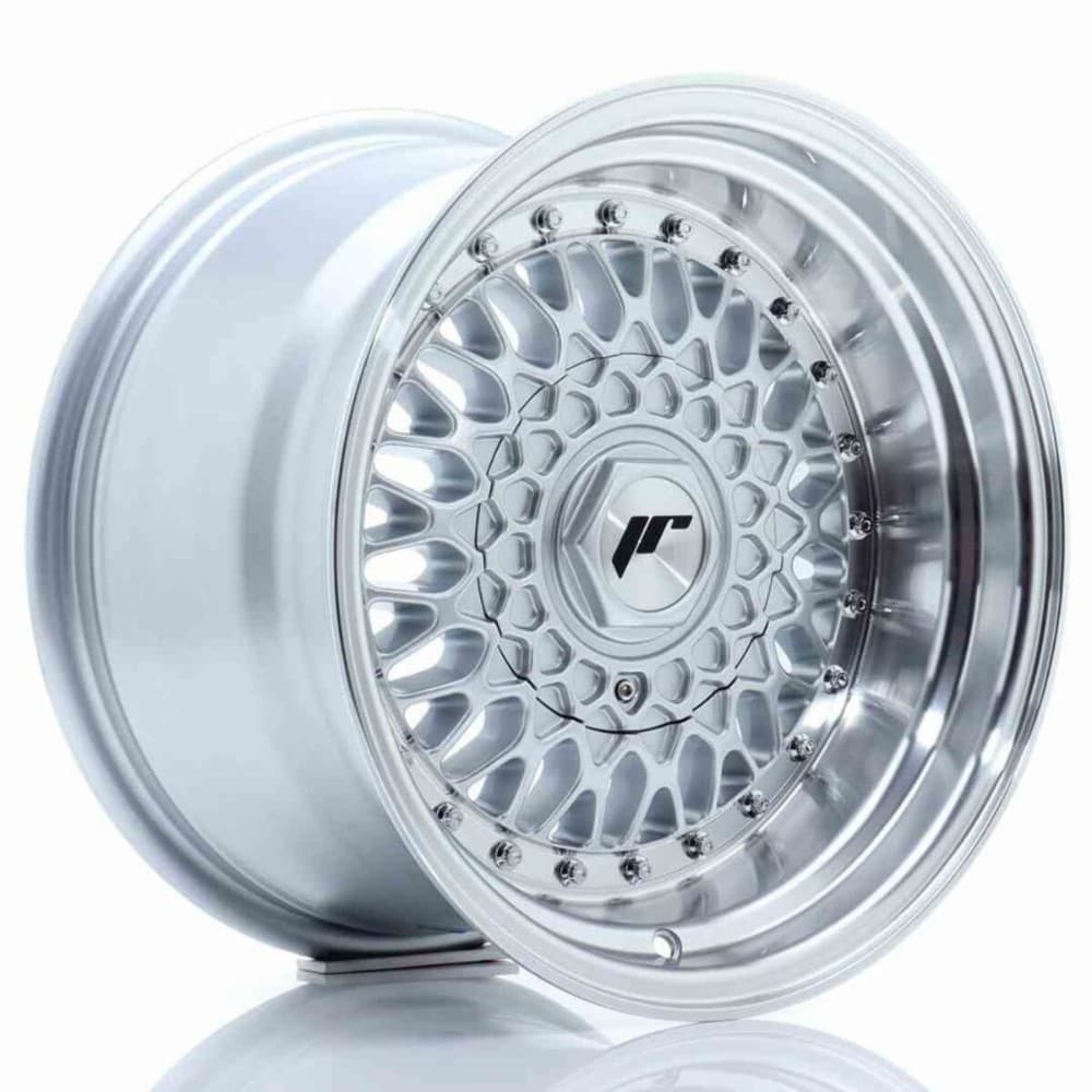Car Wheel Rim Japan Racing JR9159141074SS Silver 15" PCD 4x100 PCD 4x108 ET10 CB 74,1