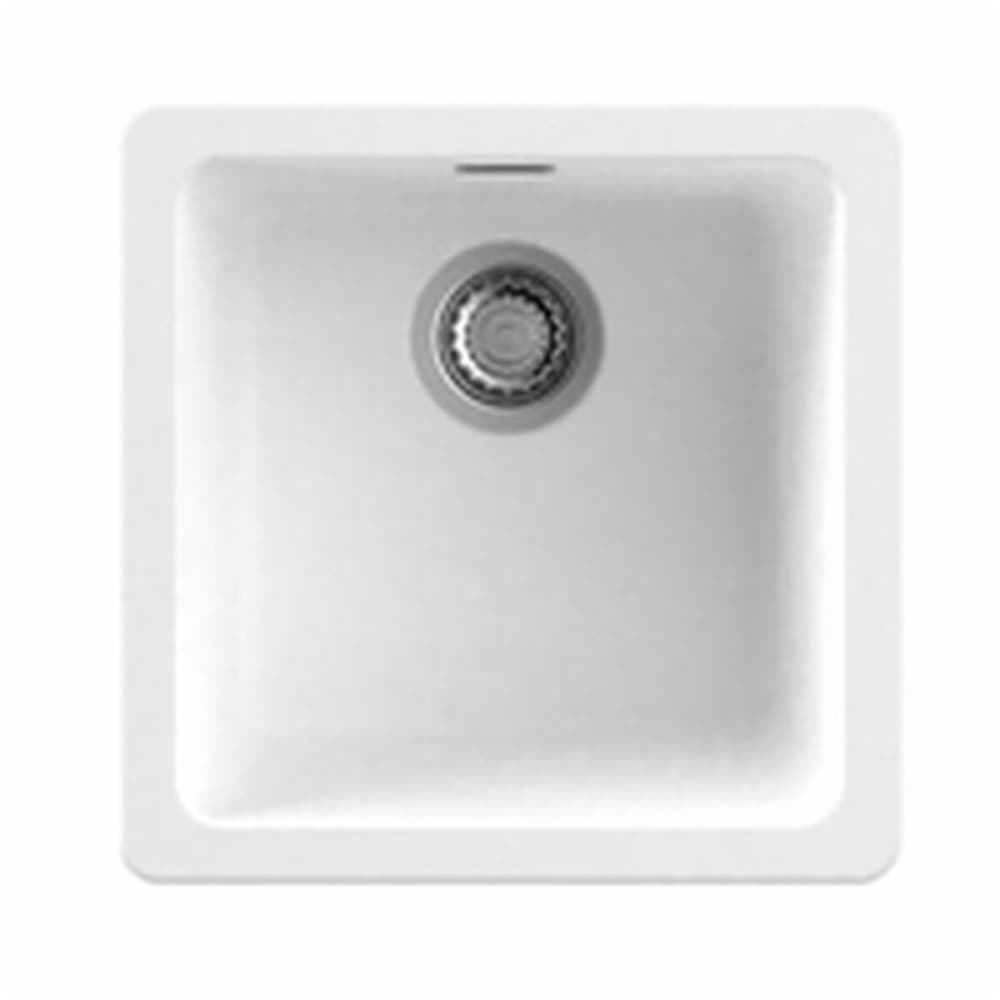 Sink with One Basin Nodor White