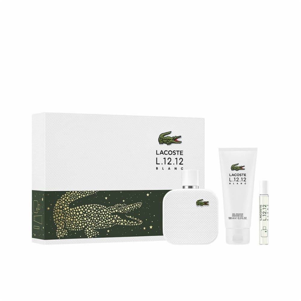 Men's Perfume Set Lacoste L. 12 .12  POUR LUI 3 Pieces